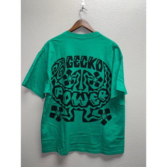 Vintage Gecko Shirt Rally Gecko Hawaii Car Promotional Green Graphic Tee XL - Picture 5 of 9